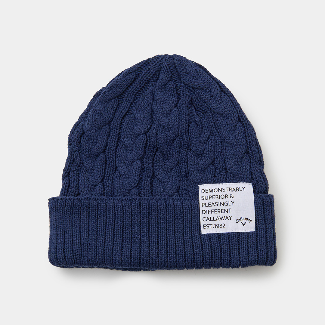 ケーブル編ビーニー (MENS)