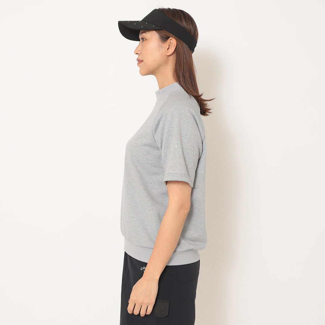 ★キャロウェイゴルフ　クルーネックスウェットレディースＬサイズ新品同様★ 半袖クルーネックスウェット (WOMENS)