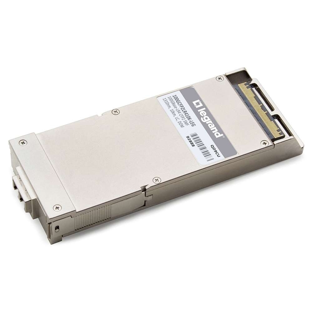 Brocade 100G-CFP2-LR4-10KM Compatible 100GBase-LR4 CFP2 Transceiver Module with Digital Optical Monitoring (Single-Mode, 1310nm, 10km, LC, DOM)