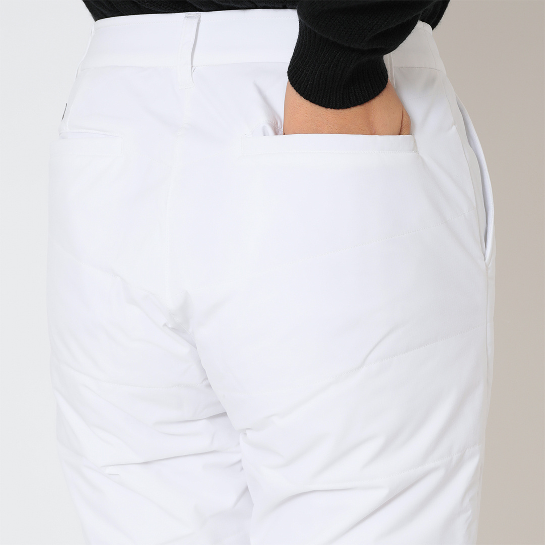 ポリエステルリップ撥水中綿ロングパンツ (WOMENS)
