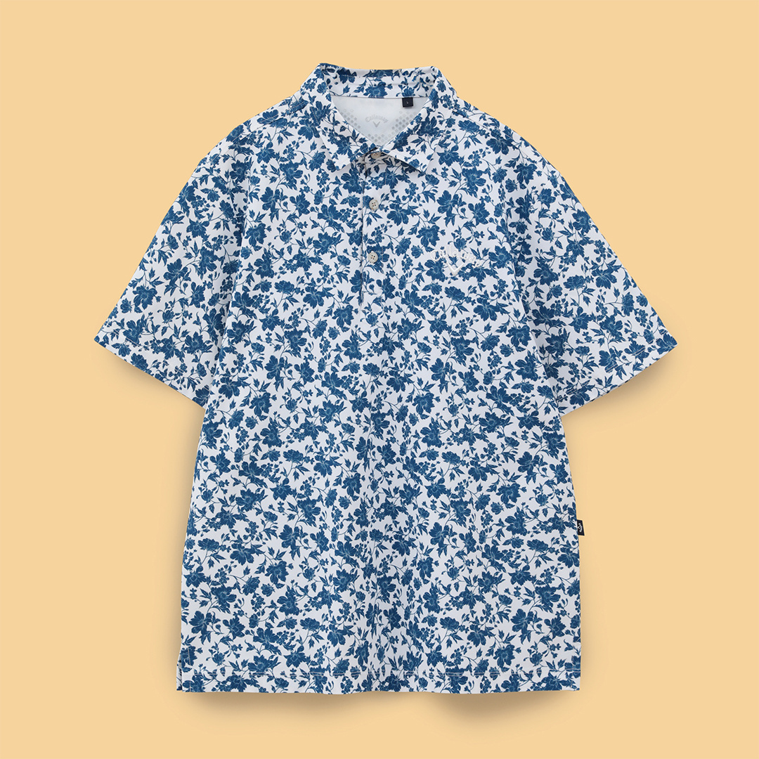 フラワープリントカノコシャツ ※4Lサイズあり (MENS)