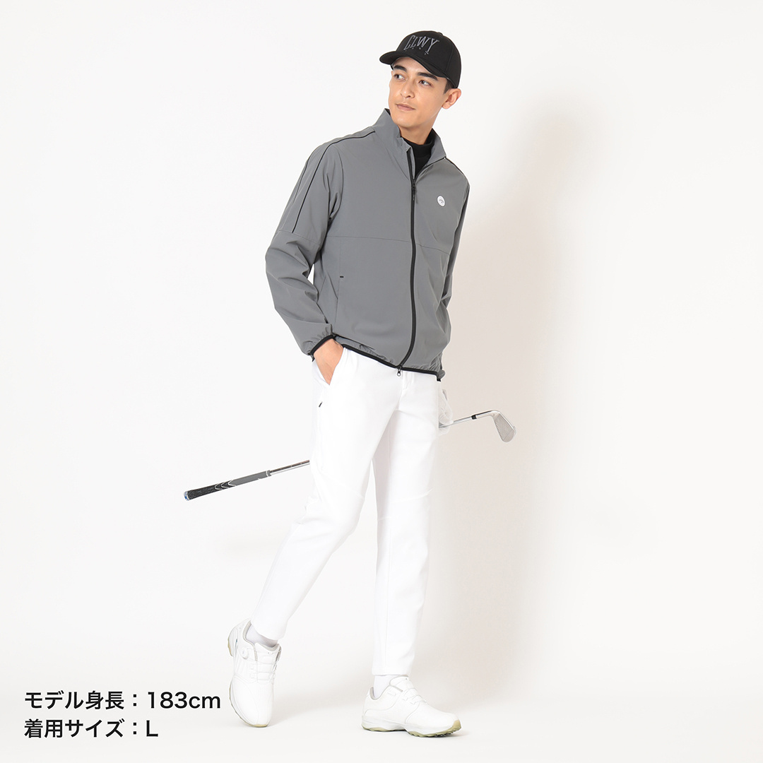 8WAYストレッチ撥水リップ長袖ブルゾン (MENS)