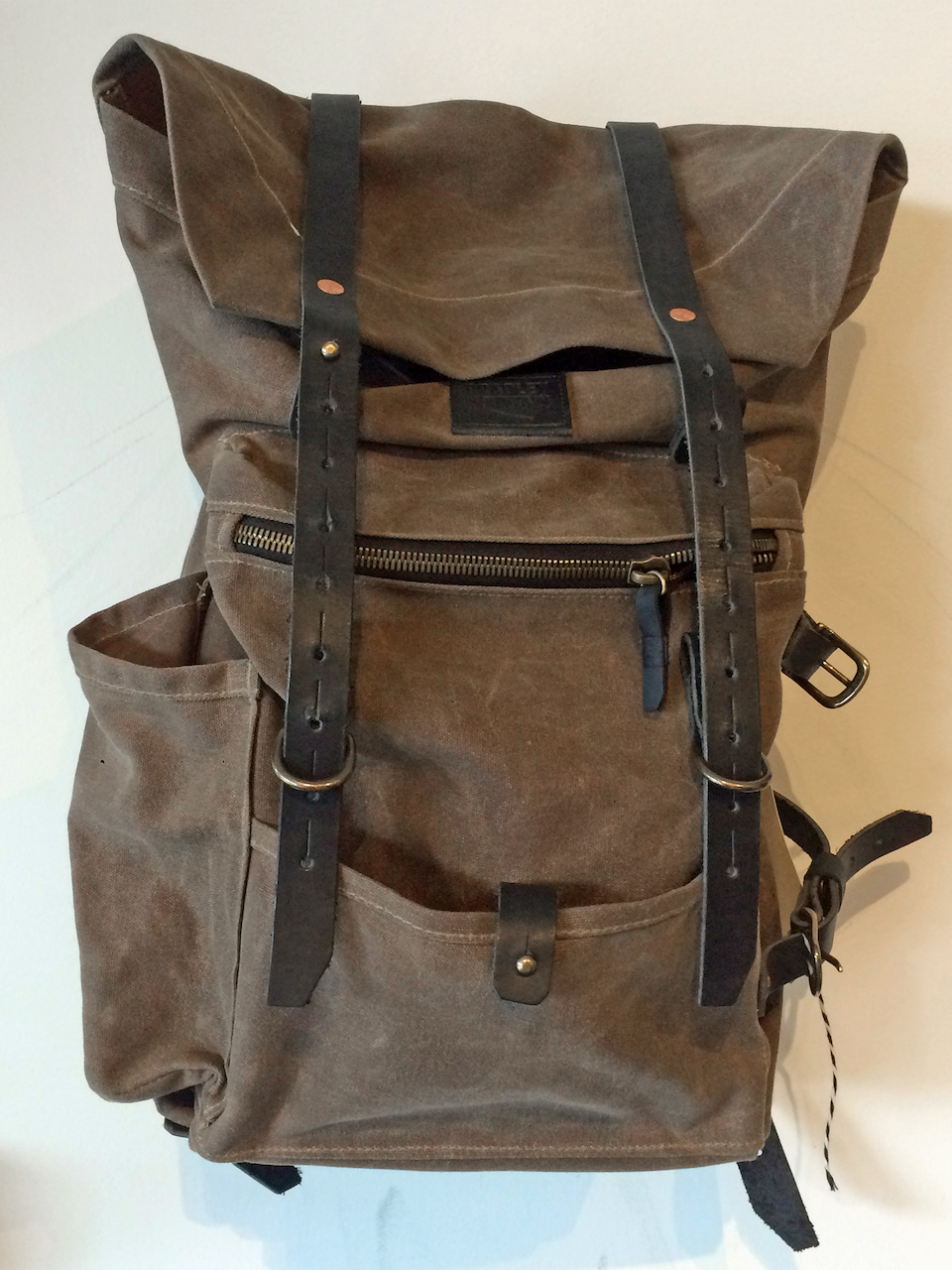 A great backpack that's resilient and will hold all your man's things. Bradley Mountain backpack StyleBlueprint Atlanta