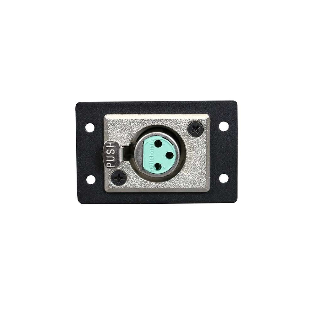 Wiremold Audio/Video Interface Plates (AVIP) Switchcraft XLR 3-Pin Female to Solder Cups