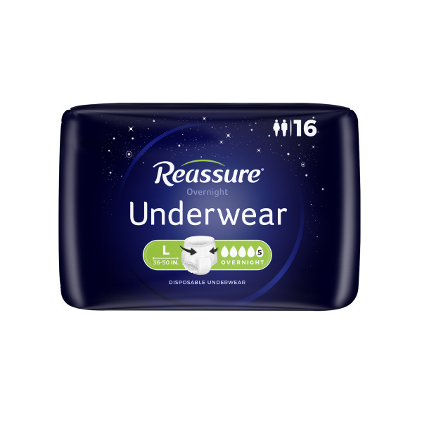 Reassure Overnight Underwear, Large - 128/case (ROUL2 Health & Beauty Health Care Incontinence Aids) photo