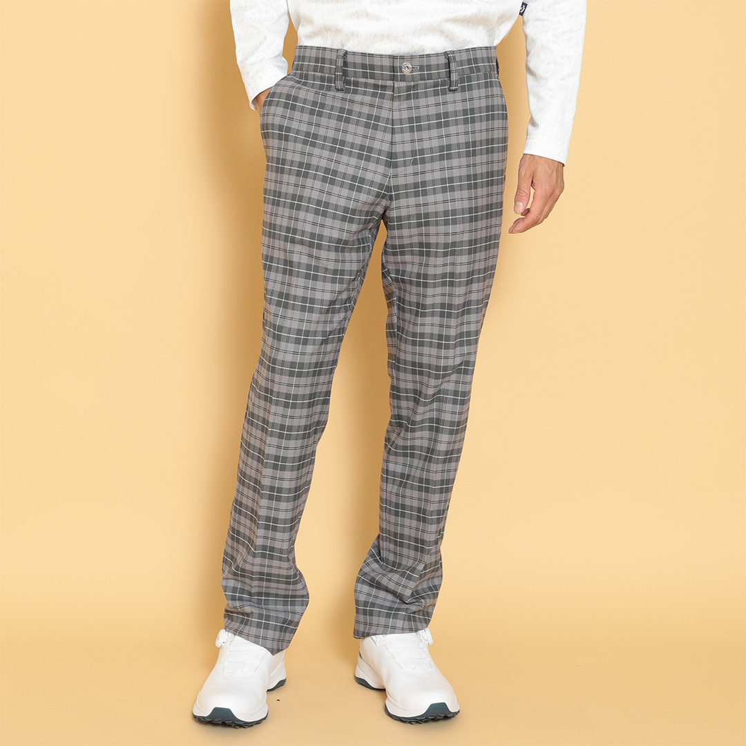 状態確認用 8WAYストレッチ 裏起毛チェックパンツ (MENS)