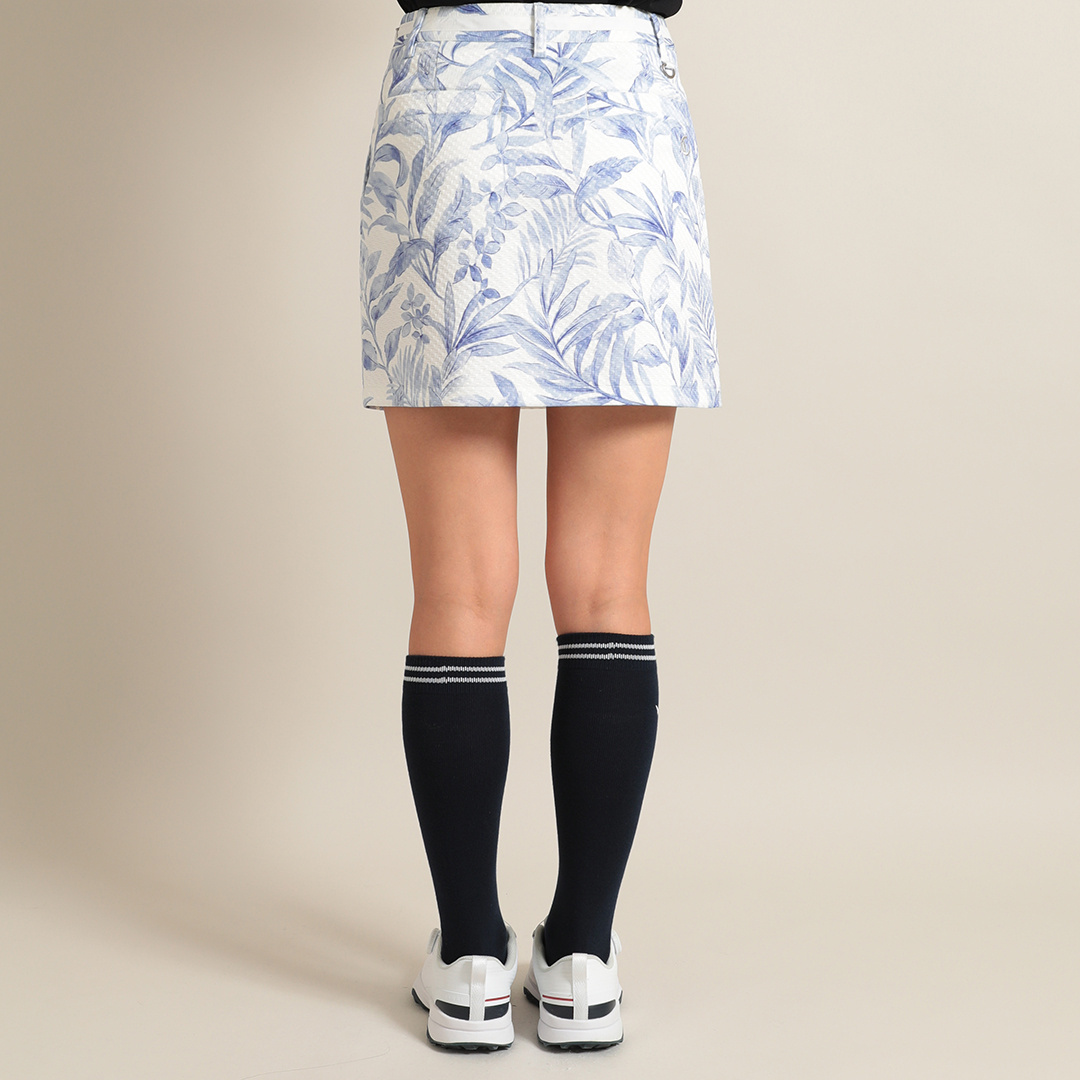 ボタニカルプリントバスケット スカート (WOMENS)