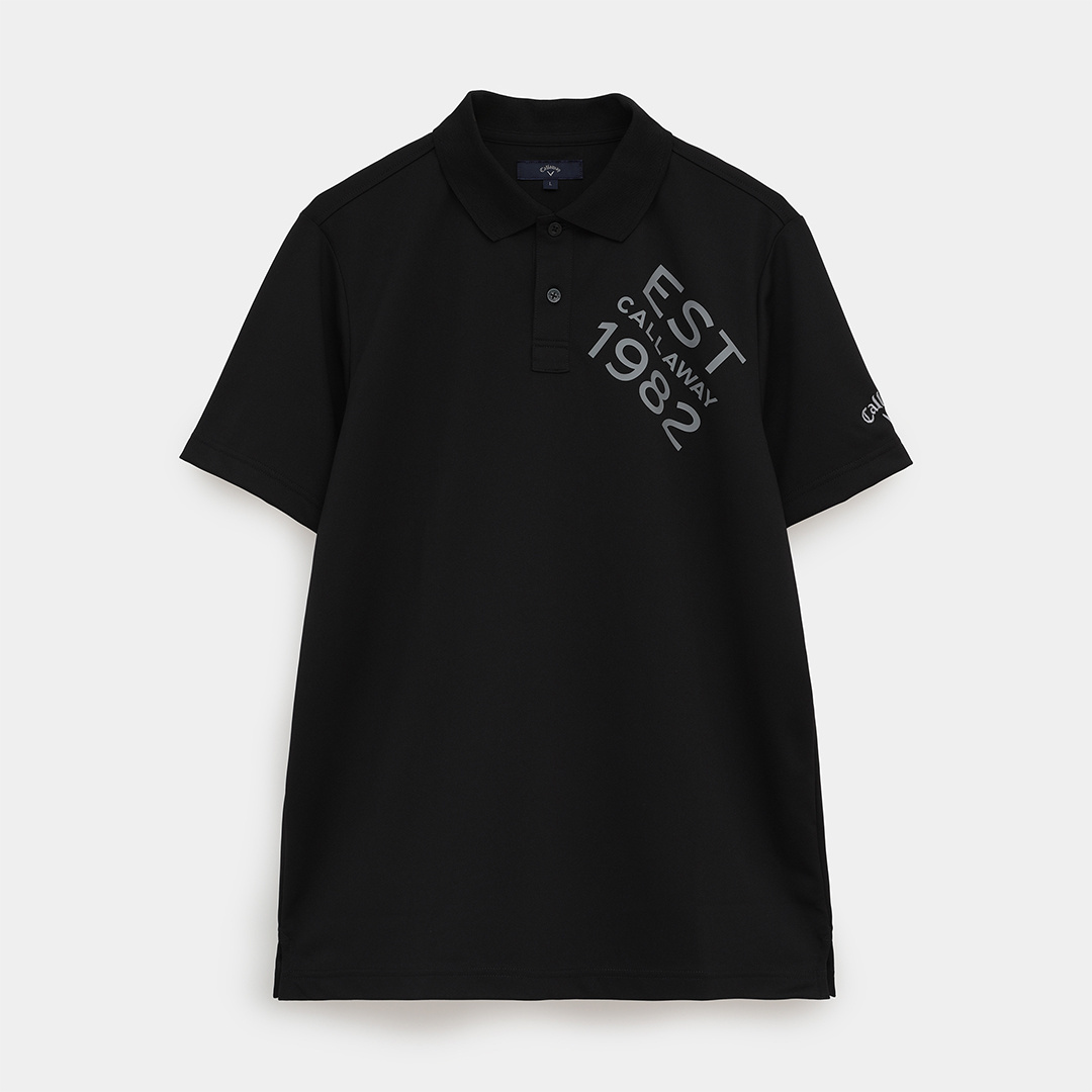 ポリエステルカノコ半袖ポロシャツ (MENS)