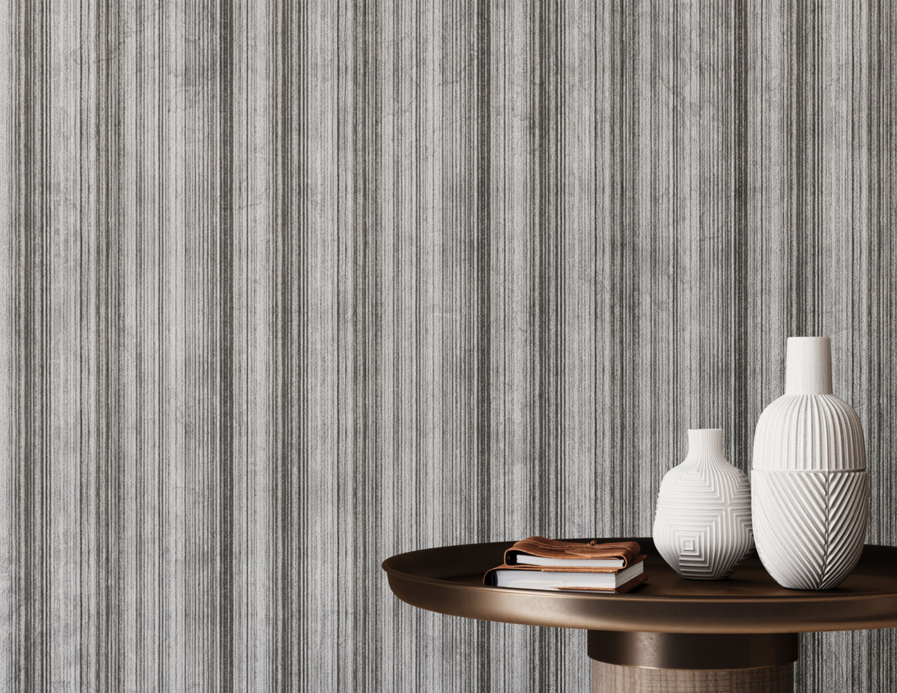 Chamberlain Stripe in Hunting on Canvas Linen | Phillip Jeffries