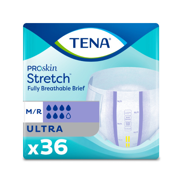 TENA ProSkin Ultra Stretch Briefs, Medium, 36/bag (TUSBMS Health & Beauty Health Care Incontinence Aids) photo