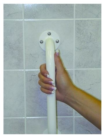 Shower Grab Bar, 18 in, 1/each (MK78183500 Home & Garden Bathroom Accessories Safety Grab Bars) photo