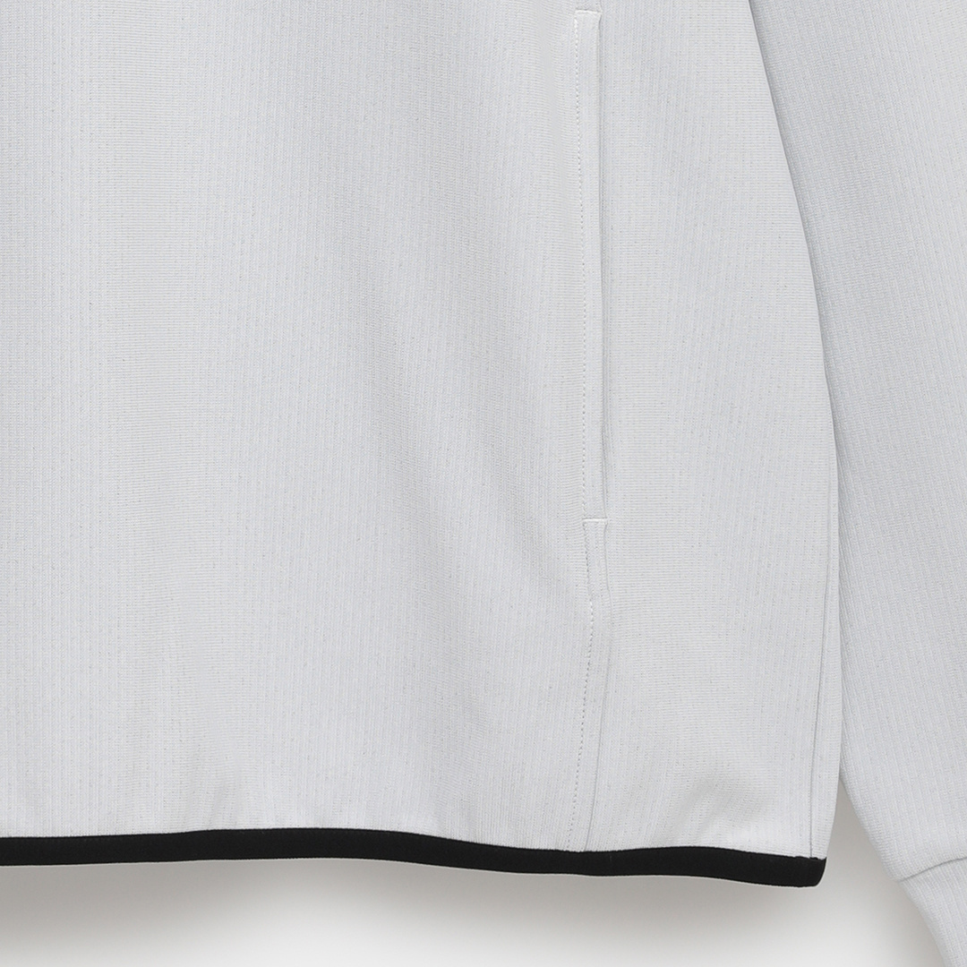 裏起毛ハーフジップモックネックシャツ ※4Lサイズあり (MENS)