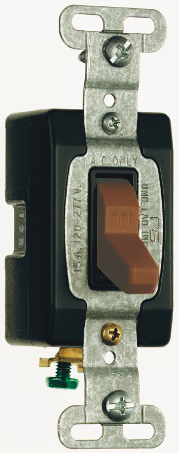 Hard Use Specification Grade Switch, Brown | Commercial Switches ...