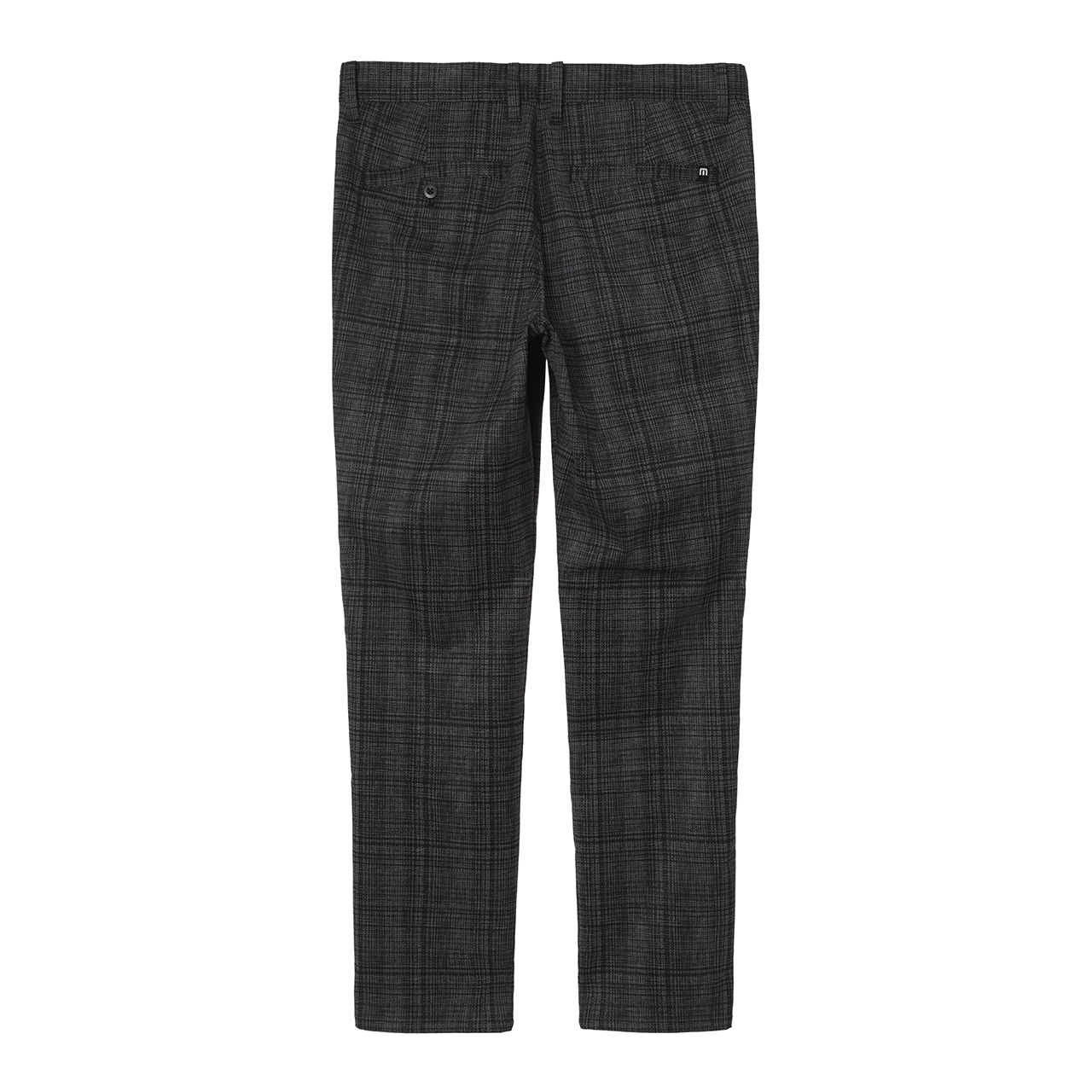 チェックプリント テーパード パンツ(MENS)