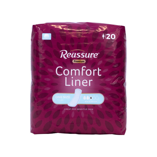 Reassure Premium Cotton Comfort Liner - 60/case (RECLS Health & Beauty Health Care Incontinence Aids) photo