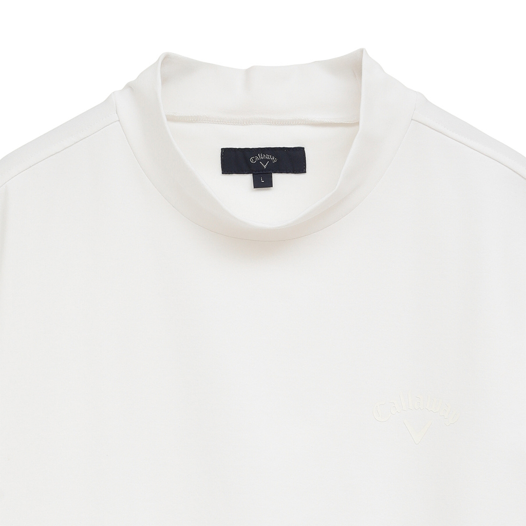 オンライン限定】-3℃裏クール天竺モックネックシャツ ※4Lサイズ