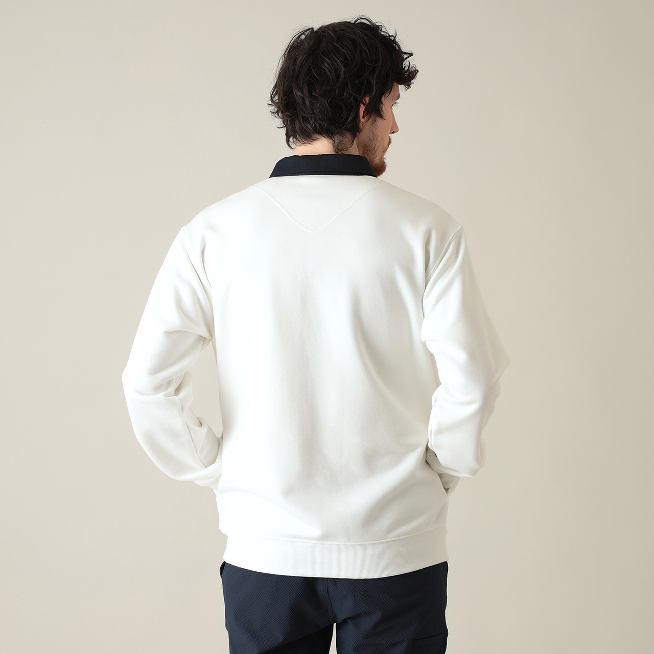 長袖ラグビースウェットシャツ(UNISEX)