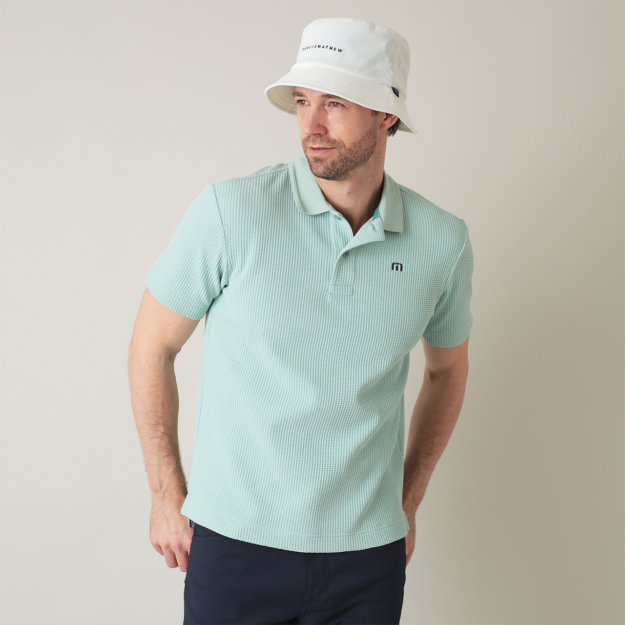 石川遼プロ着用】ソロテックス® 半袖 ワッフルポロ(MENS)