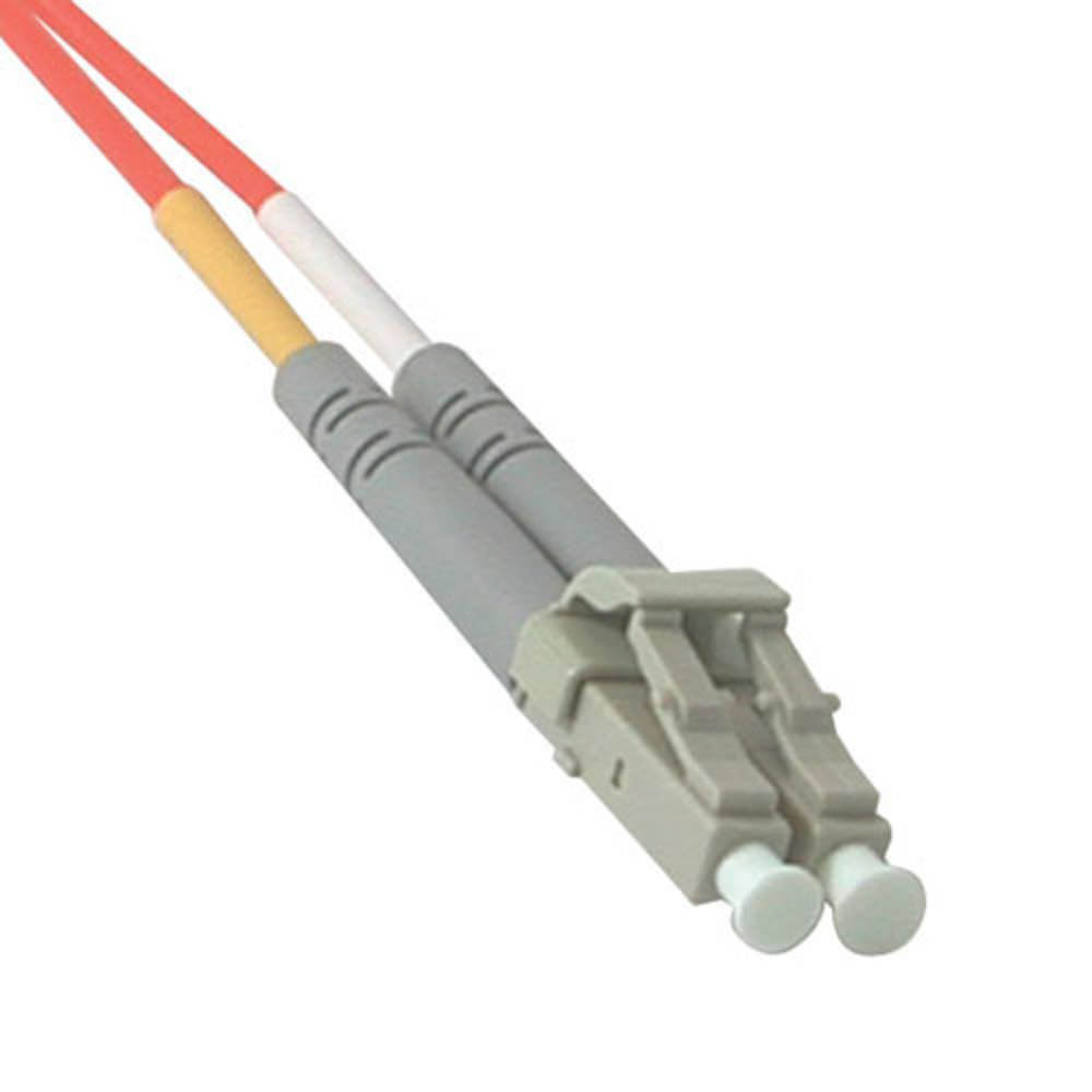 LC-ST 62.5/125 OM1 Duplex Multimode PVC Fiber Optic Cable - Orange