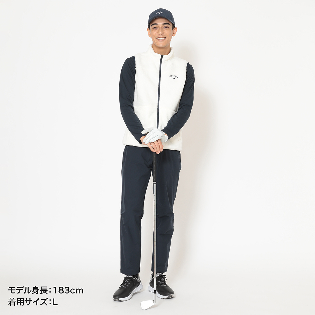 ボアフリースフルジップベスト (MENS)