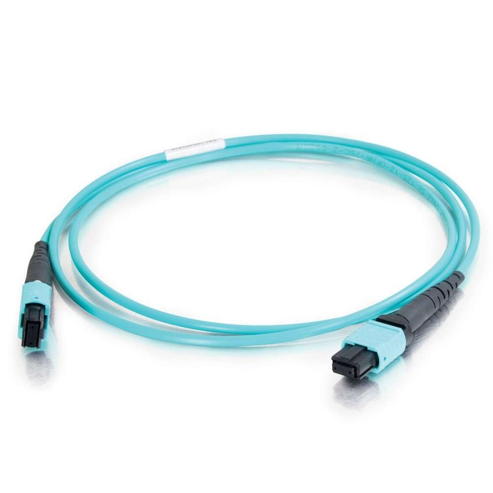MTP Compatible MPO to MPO Fiber Array Cable Type A OM4 Riser Rated (OFNR)