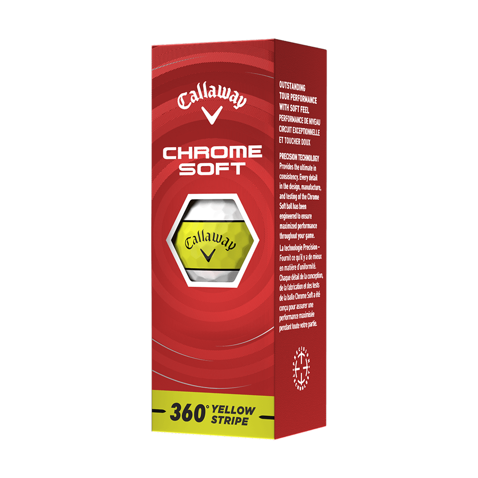 CHROME SOFT 360° YELLOW STRIPEボール