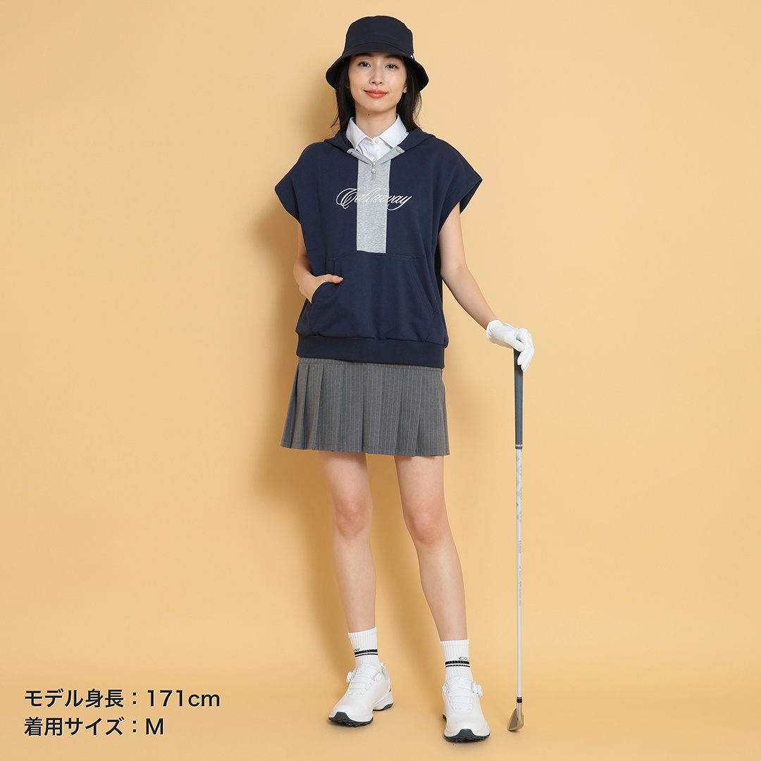 スウェットパーカーベスト (WOMENS)