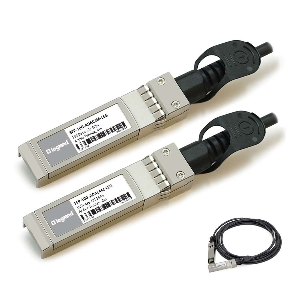 MSA Compliant 10GBase-CU SFP+ to SFP+ Active Direct Attach Cable (Active Twinax, 4m)