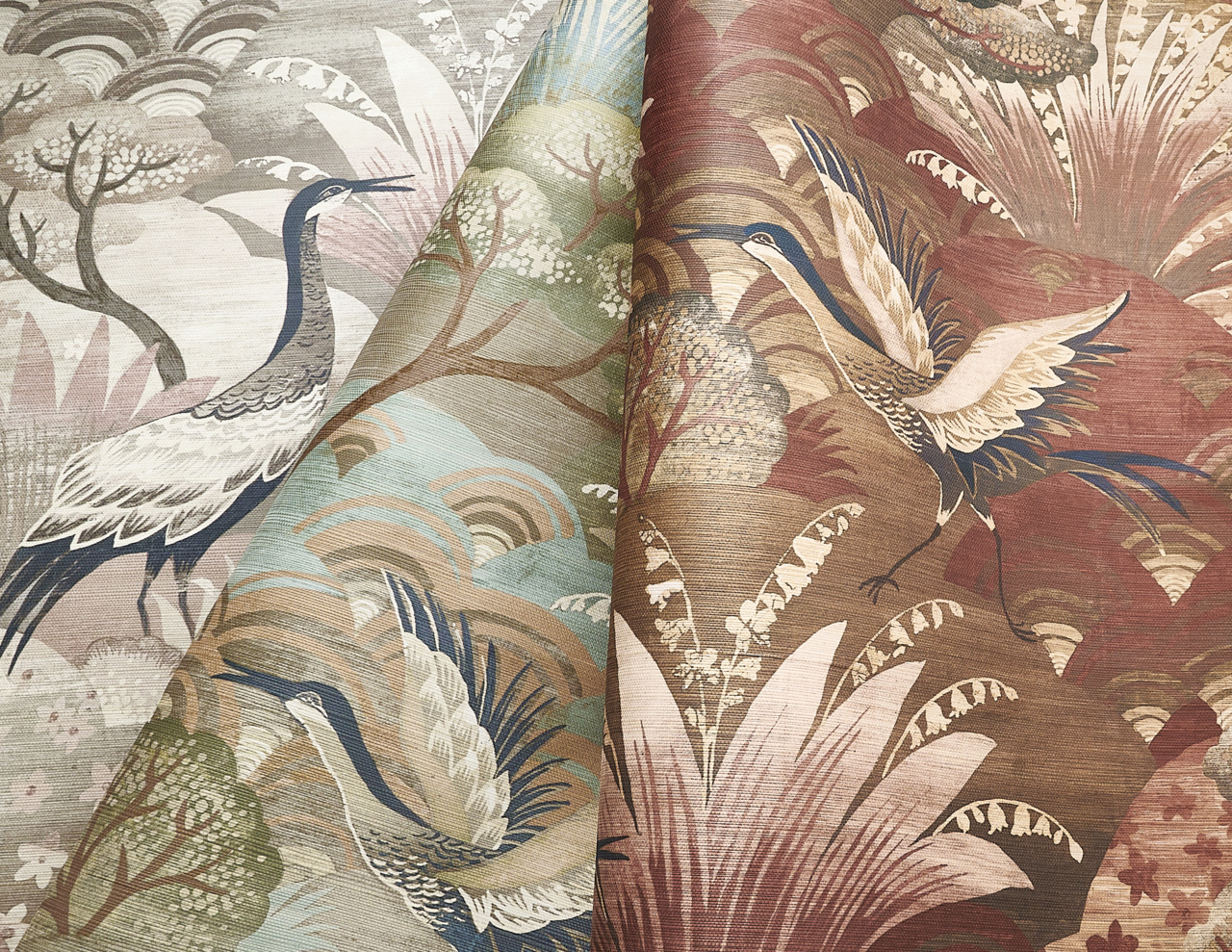 Fable in Enchanted Blues on Manila Hemp | Phillip Jeffries