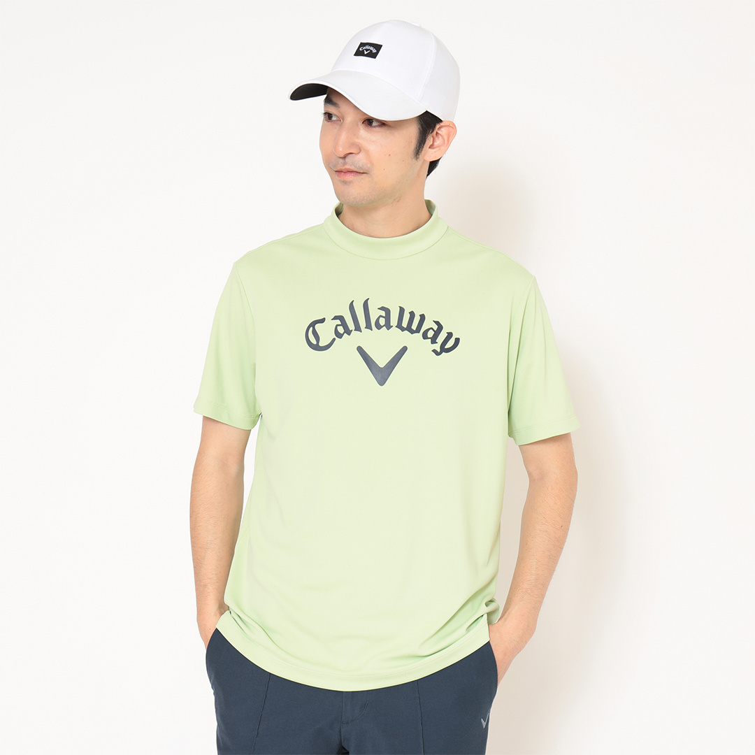 取扱店舗限定】-3℃裏クールフロントロゴ半袖モックネック ※4Lサイズ