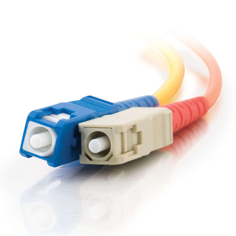 SC/SC 62.5/125 Mode-Conditioning Fiber Optic Patch Cable - Orange (TAA Compliant)