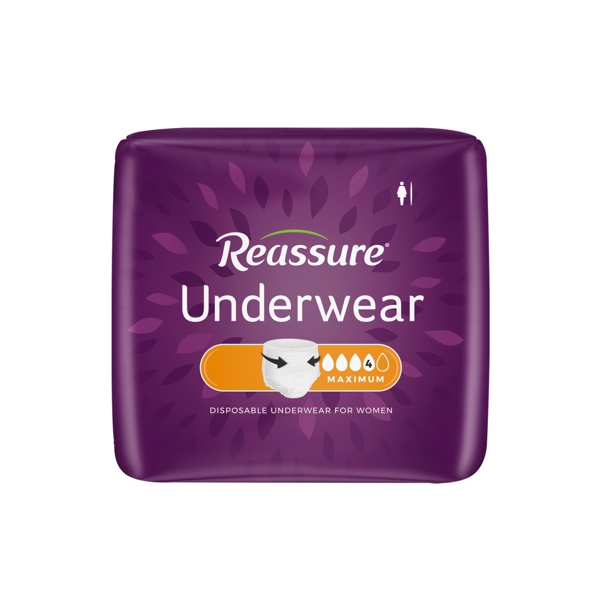Reassure Maximum Underwear for Women,  XX-Large - 48/Case (REWMX2XL Health & Beauty Health Care Incontinence Aids) photo