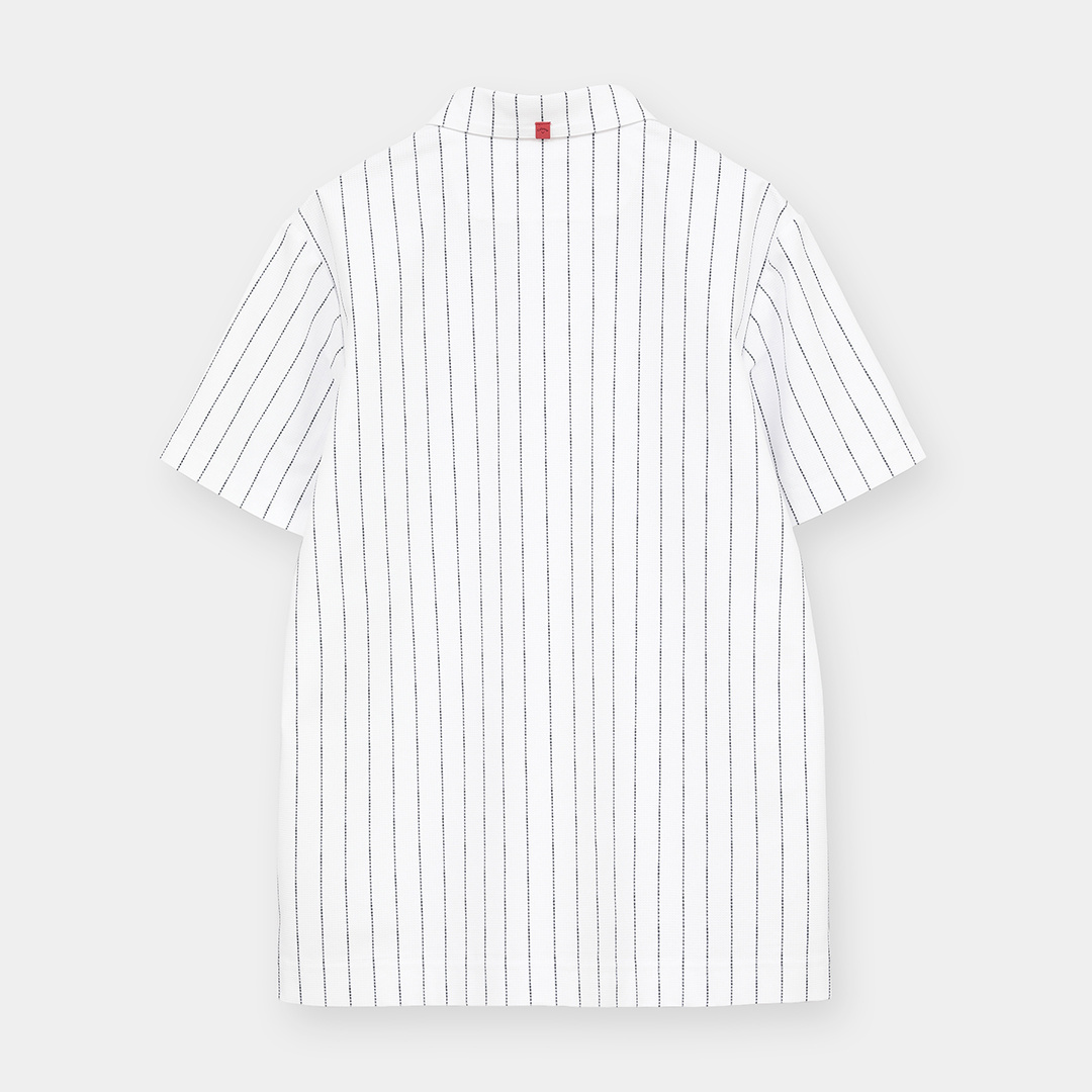 3℃かざあなメッシュストライプシャツ (MENS)