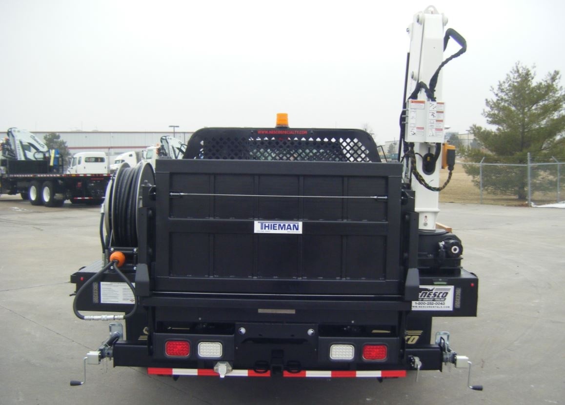 MediumDuty HiRail Flatbed Truck Rental Custom Truck One Source