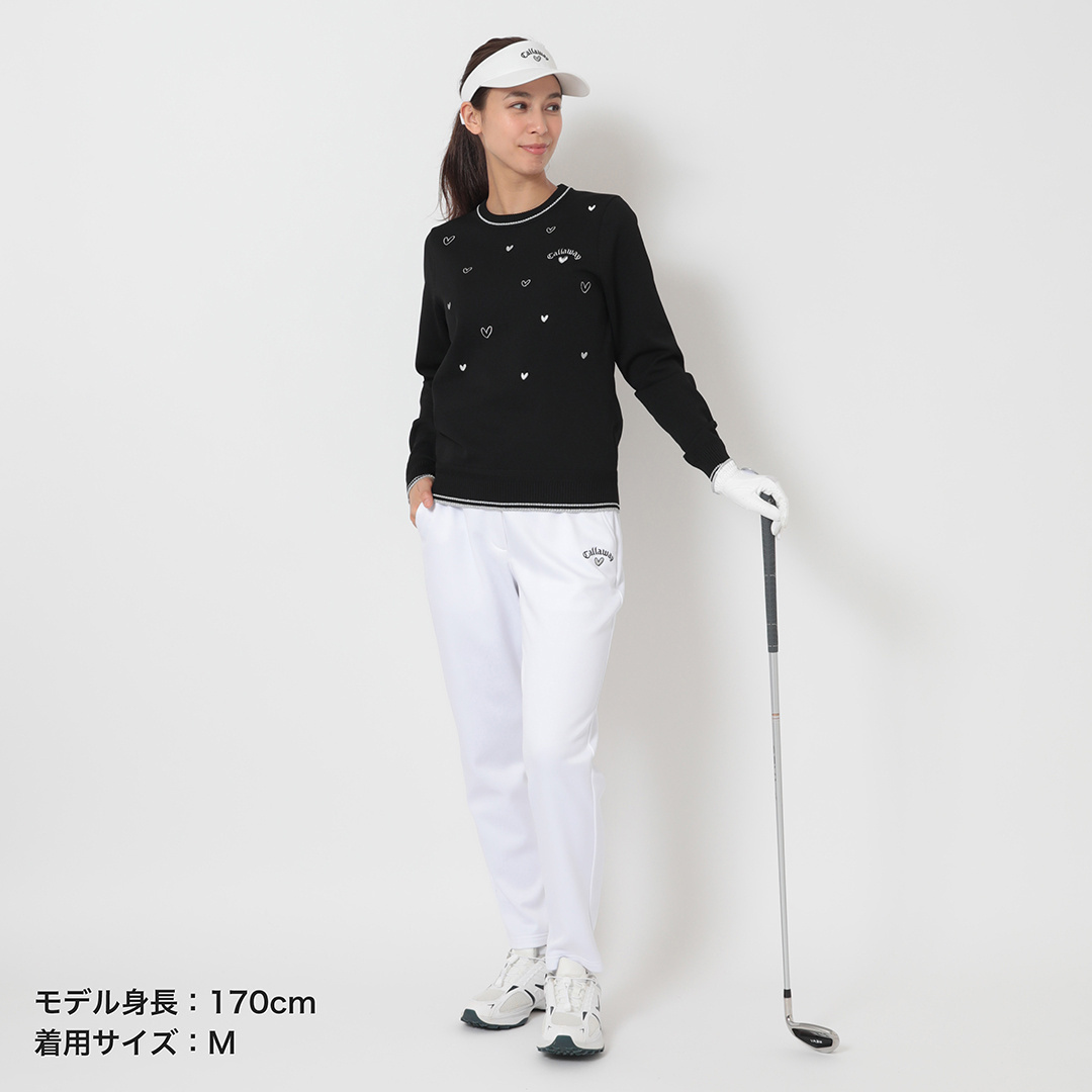 CALLAWAY キャロウェイ スウェットパンツ ラブキャロウェイ レディース ラブキャロウェイ裏起毛ダブルニットジョガーパンツ (WOMENS)