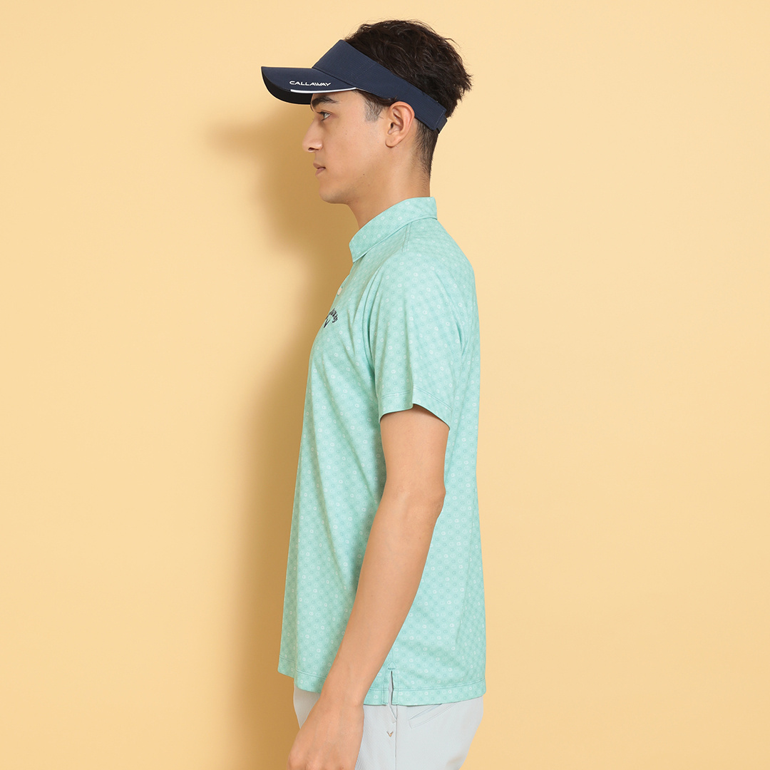 3℃裏クールロゴプリントカノコシャツ (MENS)