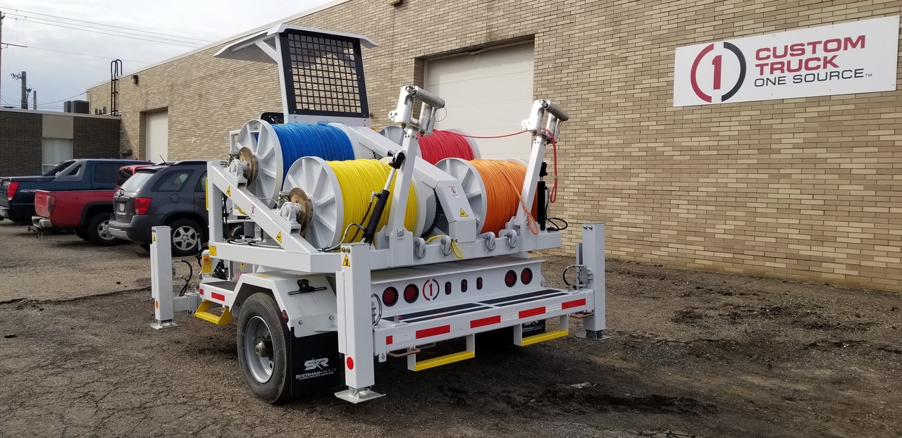 2,000 lbs Four Drum Puller Rental Custom Truck One Source