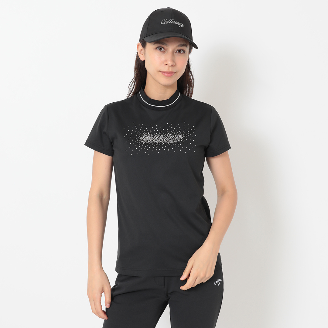 半袖スムースモックネックシャツ (WOMENS)
