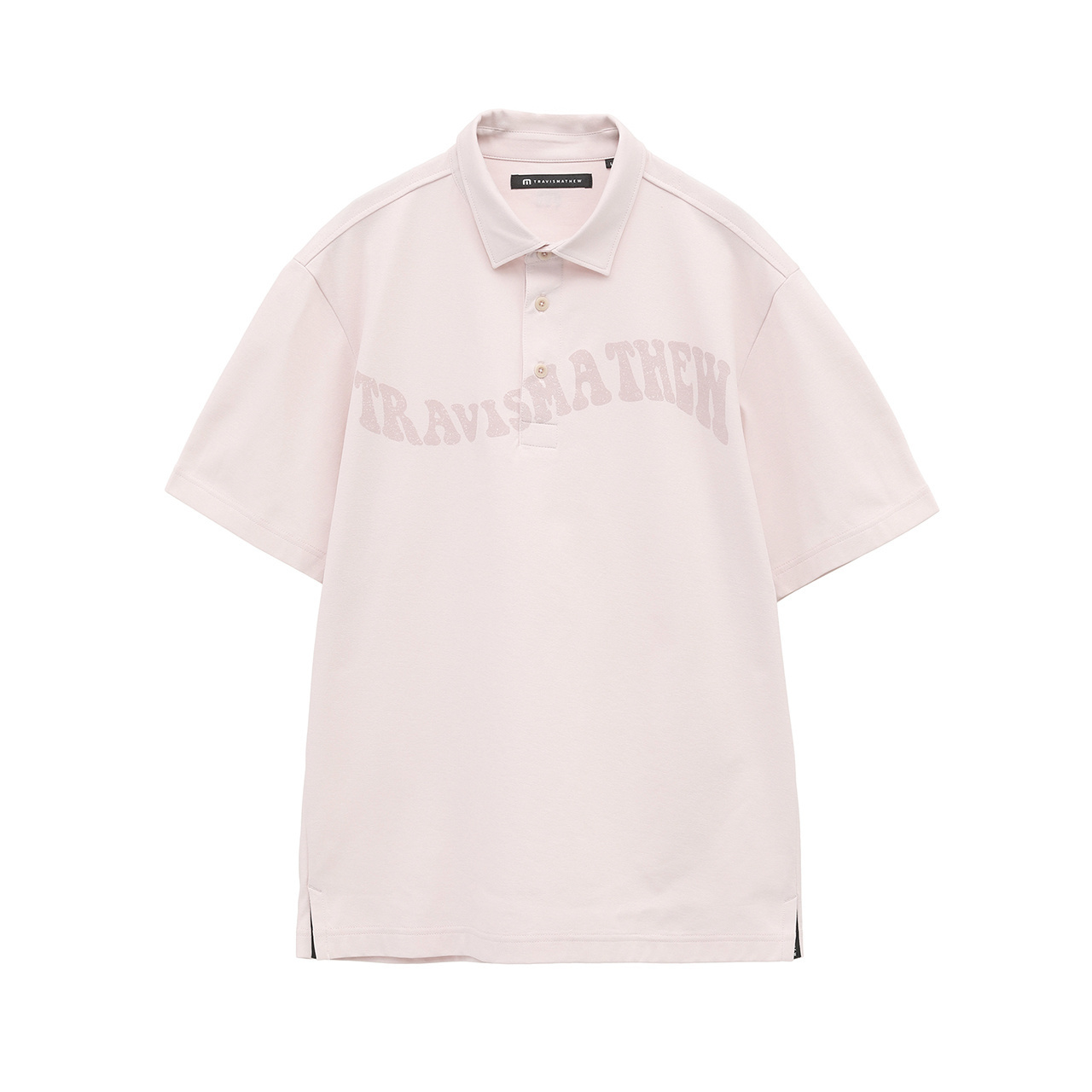 石川遼プロ着用】ウェーブロゴ プリント 半袖ポロ(MENS)