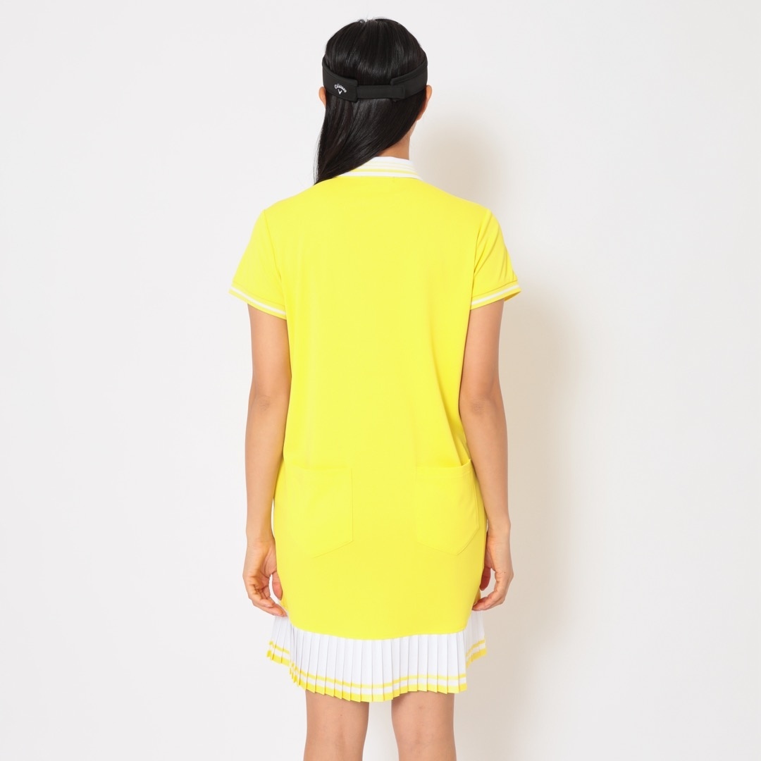 UVカット裏クール半袖ポロワンピース (WOMENS)