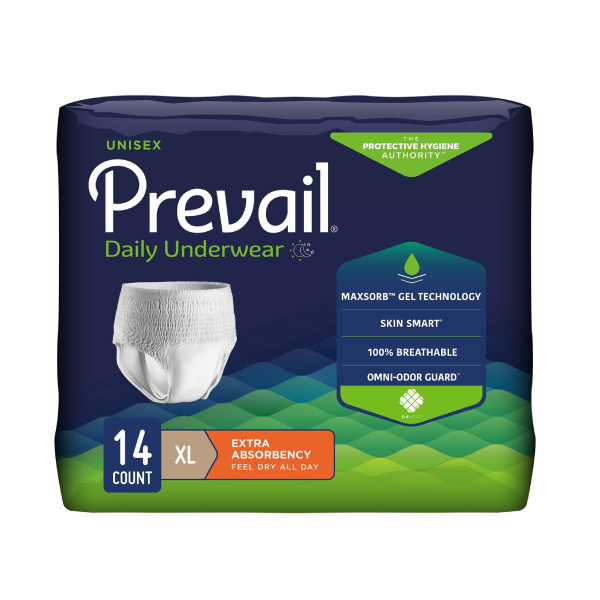 Prevail Extra Underwear, X-Large - 14/bag (PPUXT Health & Beauty Health Care Incontinence Aids) photo