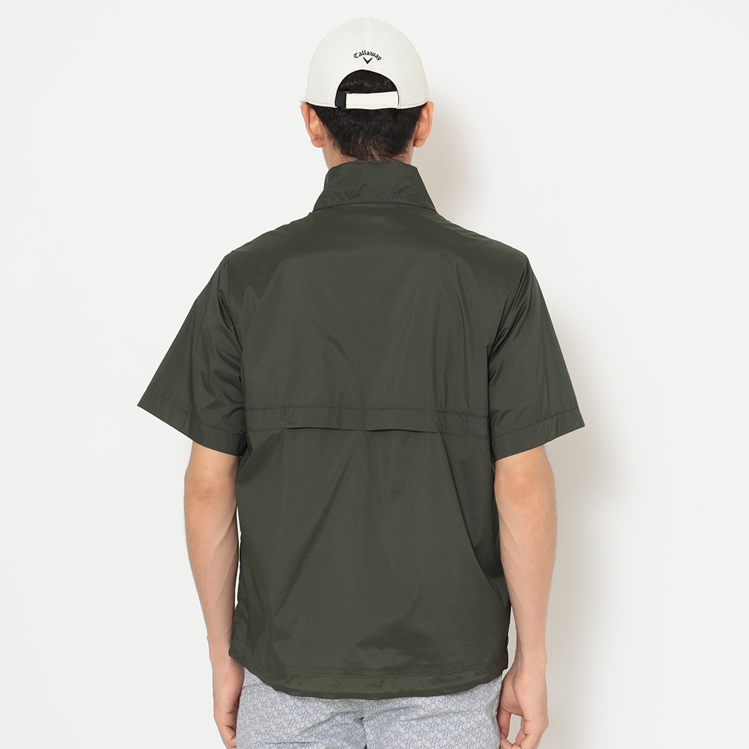 ストレッチミニリップハーフジップブルゾン ※4Lサイズあり (MENS)