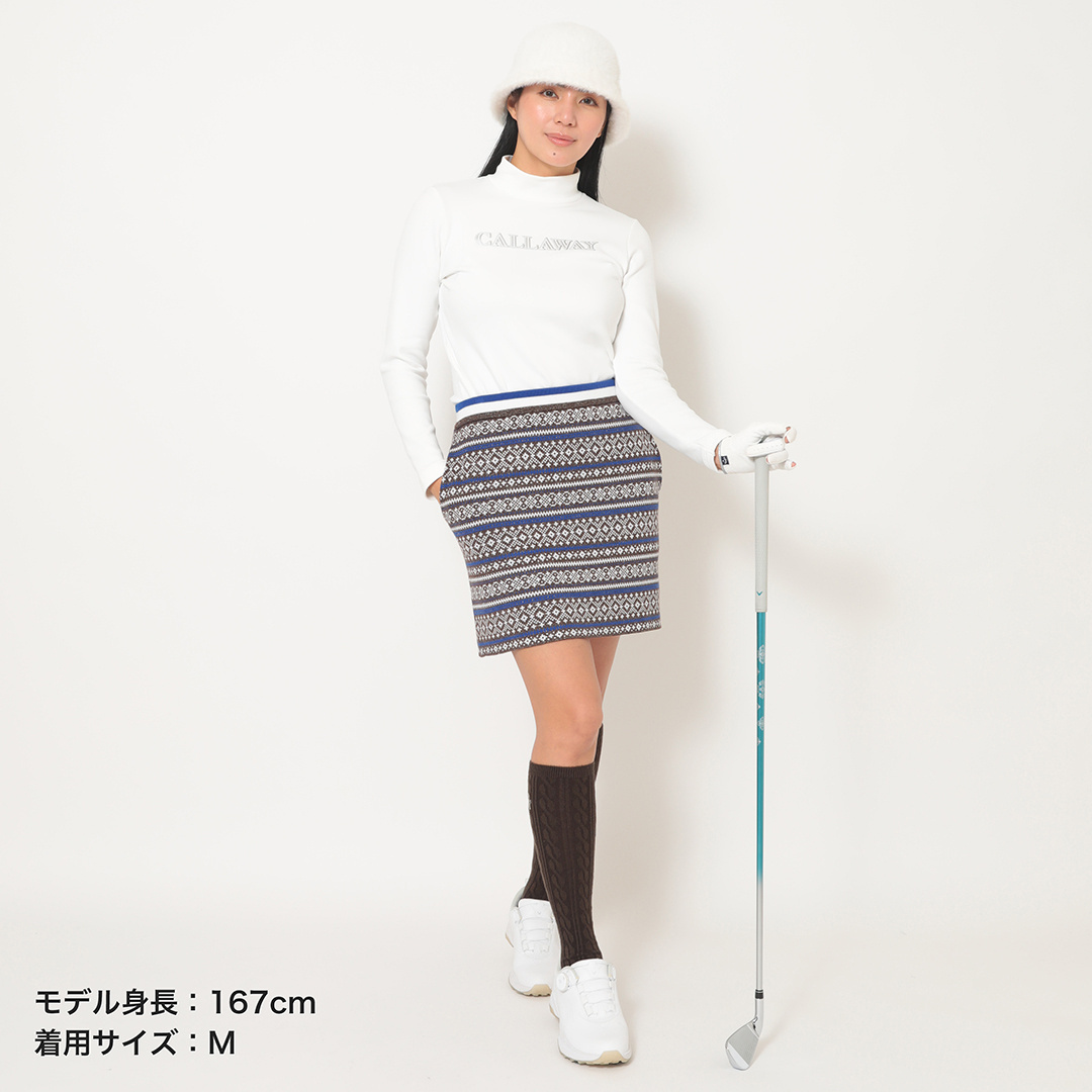 ノルディックニットスカート (WOMENS)