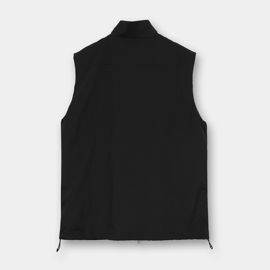 ストレッチ撥水フルジップベスト (MENS)