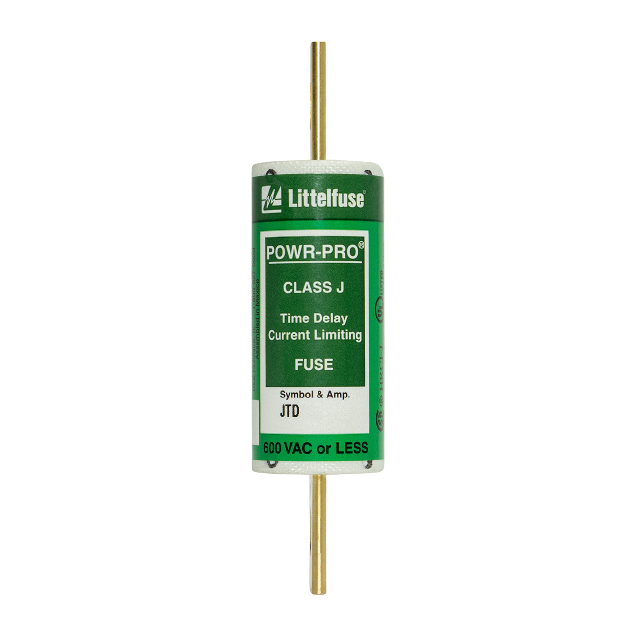 Littelfuse JTD 10 10A 600Vac POWR-PRO Class J Fuse - JTD010 JTD-10