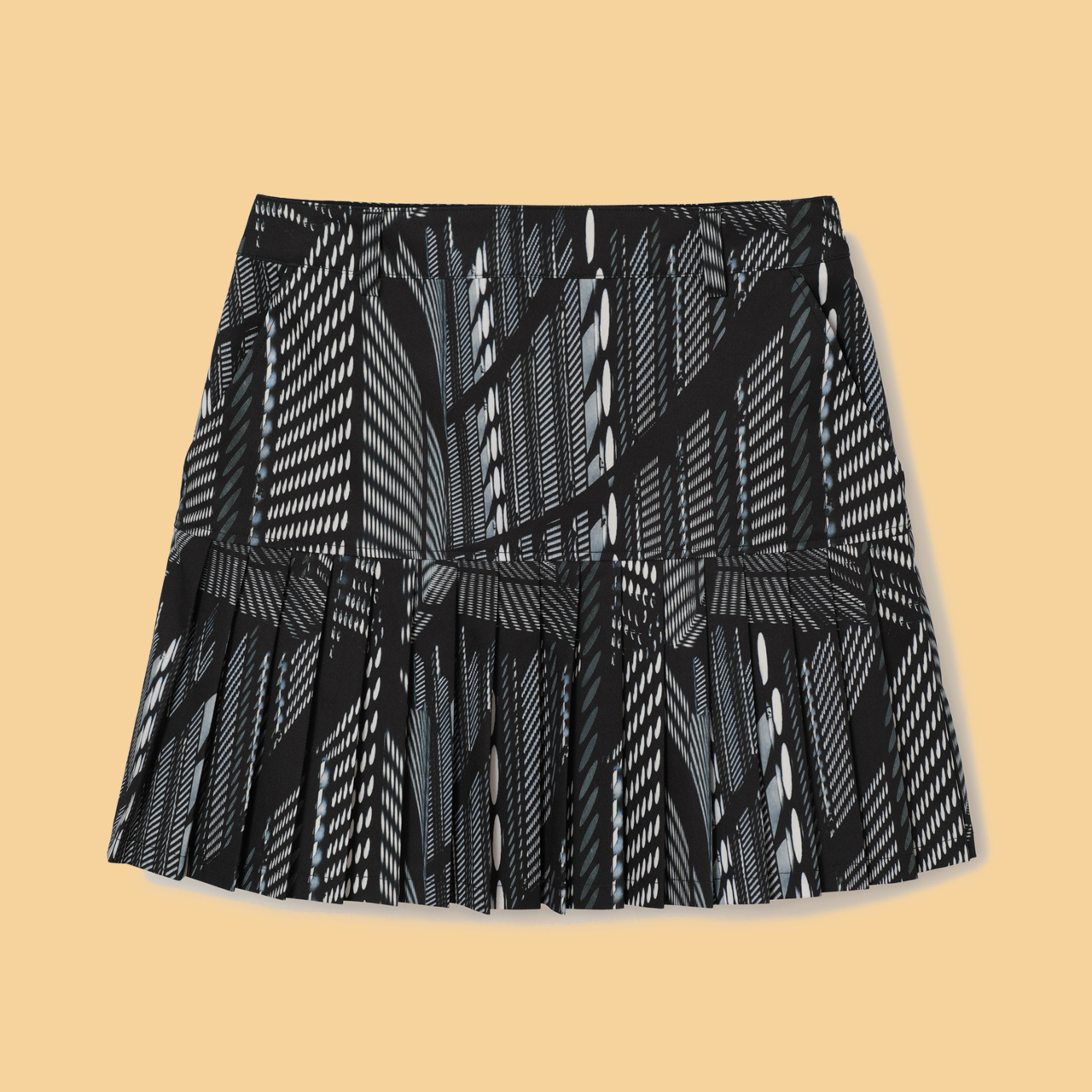 キャロウェイゴルフ　ミュージアムプリントプリーツスカート レディス　M Callaway キャロウェイ ゴルフウェア スカート レディース