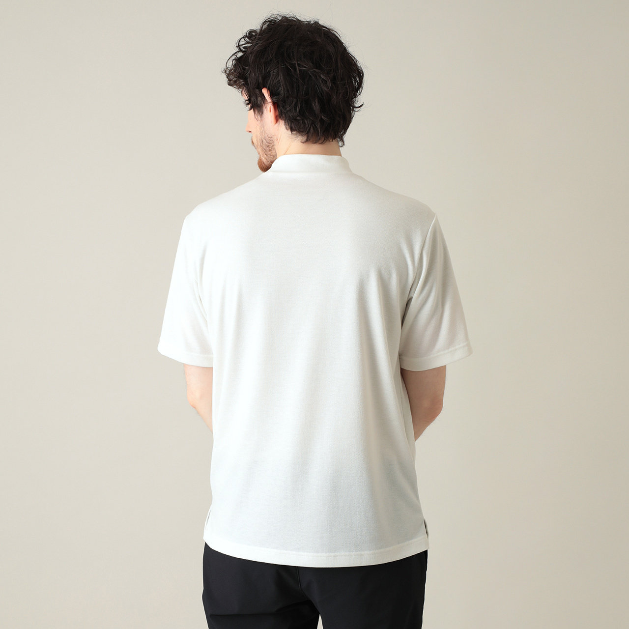 石川遼プロ着用】半袖ベーシックロゴモックネック(MENS)