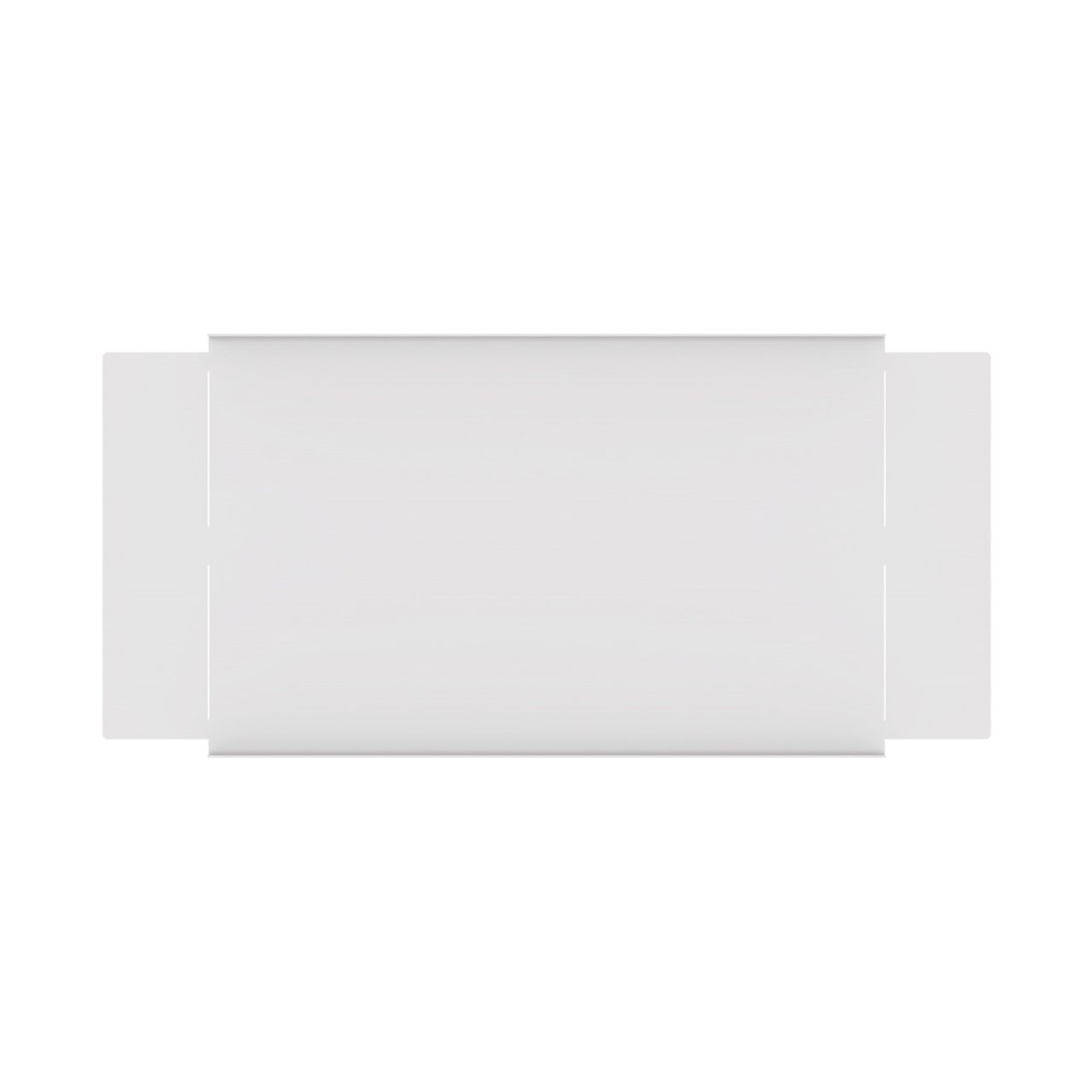 MM20BDC10-B Top view of 10 in MM20 Base Cust Cover - White