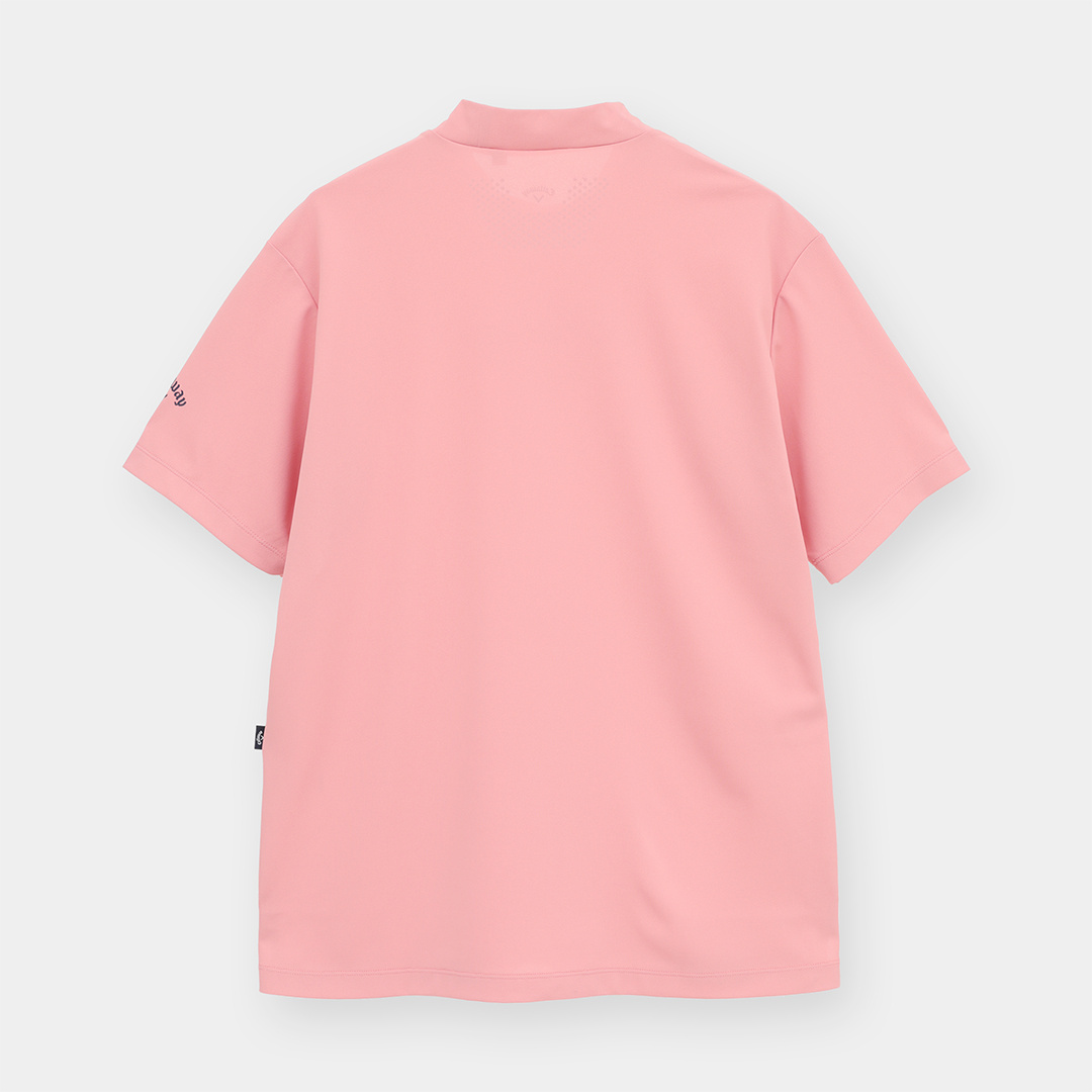 ミニカノコ半袖モックネックシャツ ※4Lサイズあり (MENS)