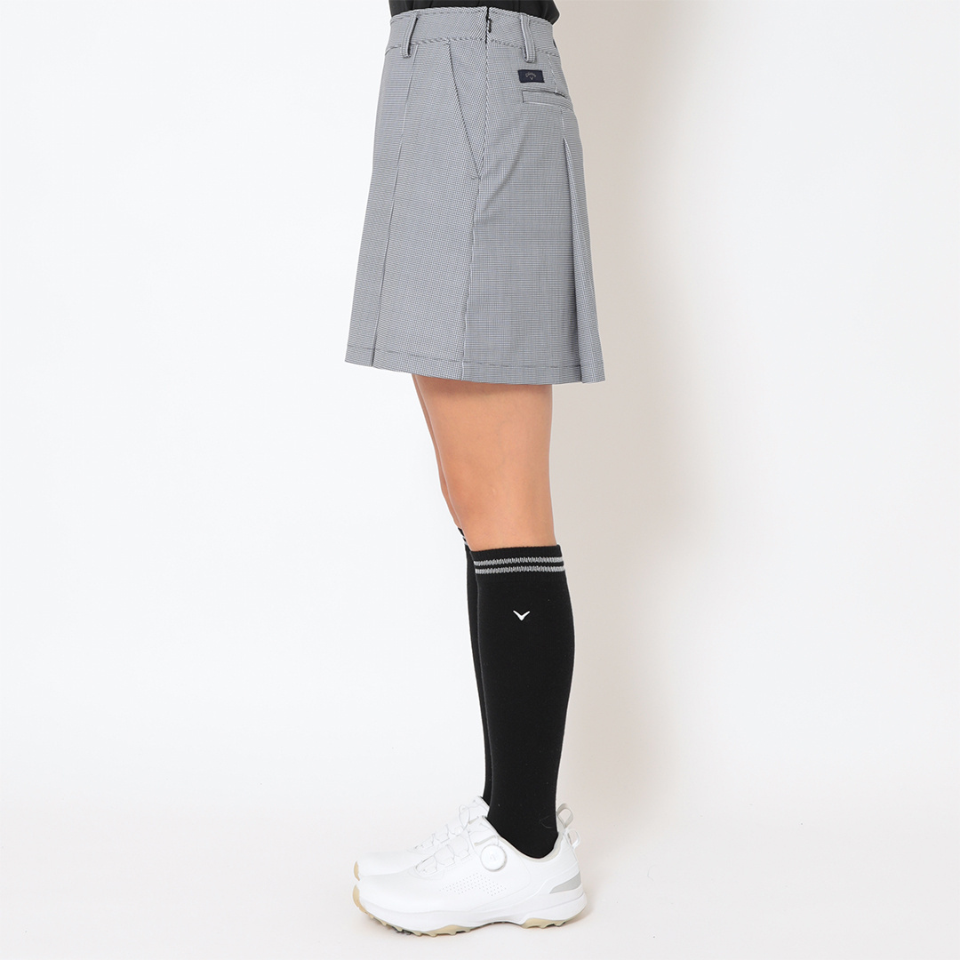 2WAYストレッチギンガム柄スカート (WOMENS)